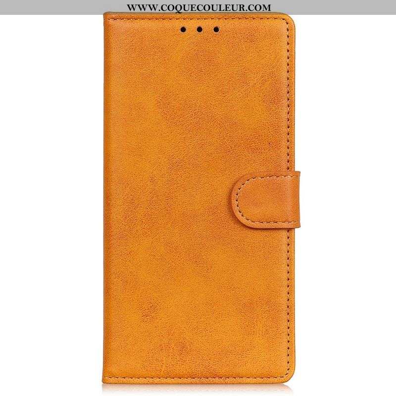 Housse Sony Xperia 1 IV Effet Cuir Mat