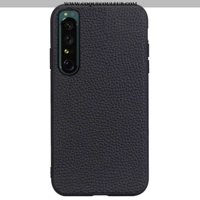 Coque Sony Xperia 1 IV Hybride Véritable Cuir