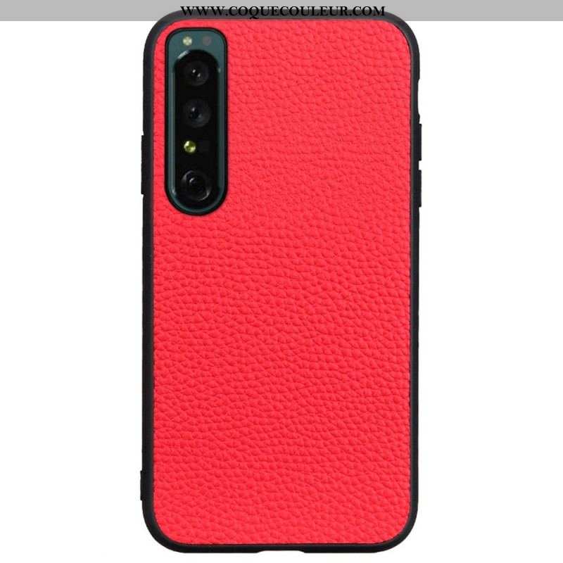 Coque Sony Xperia 1 IV Hybride Véritable Cuir