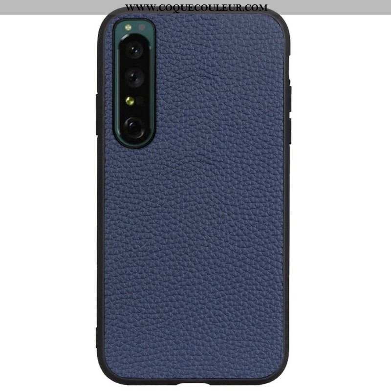 Coque Sony Xperia 1 IV Hybride Véritable Cuir