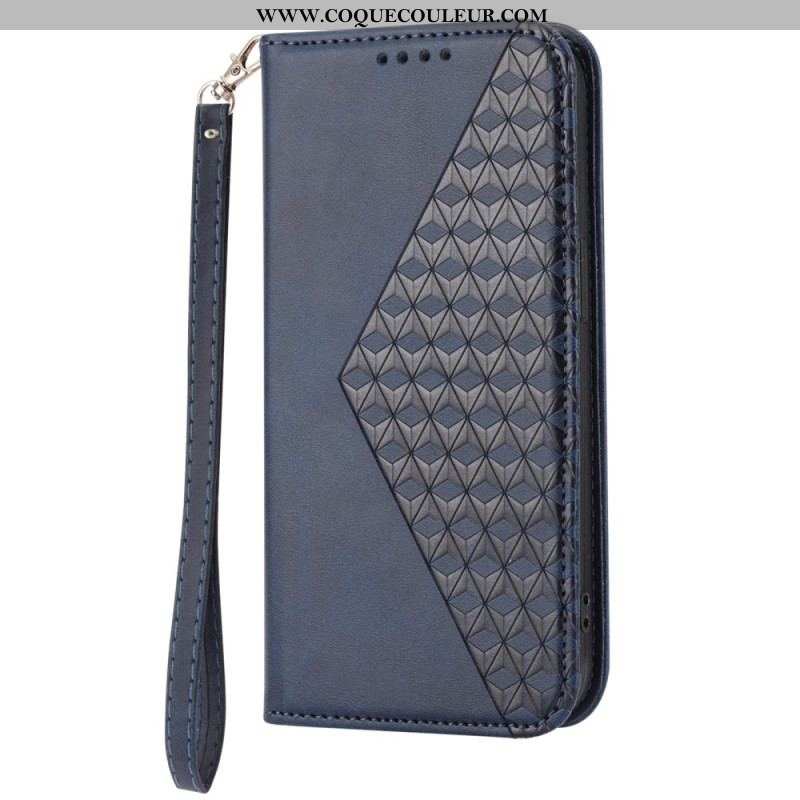 Flip Cover Sony Xperia 1 IV Style Cuir Motif 3D avec Lanière