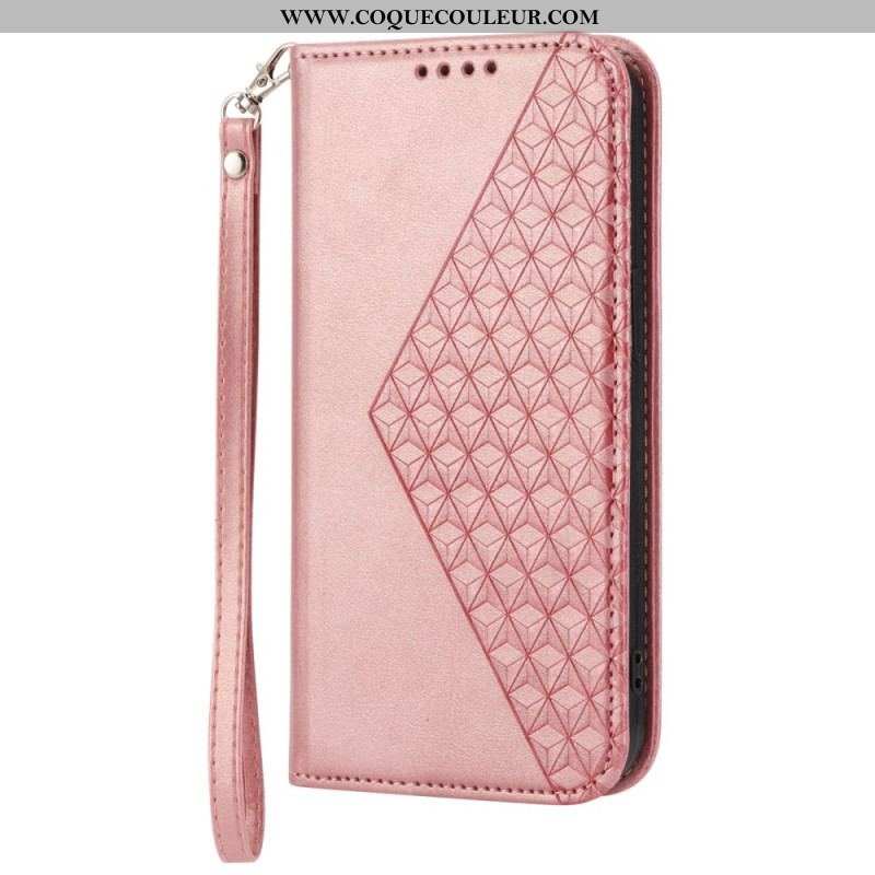 Flip Cover Sony Xperia 1 IV Style Cuir Motif 3D avec Lanière