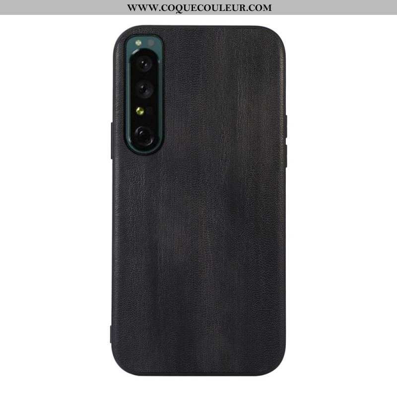 Coque Sony Xperia 1 IV Simili Cuir