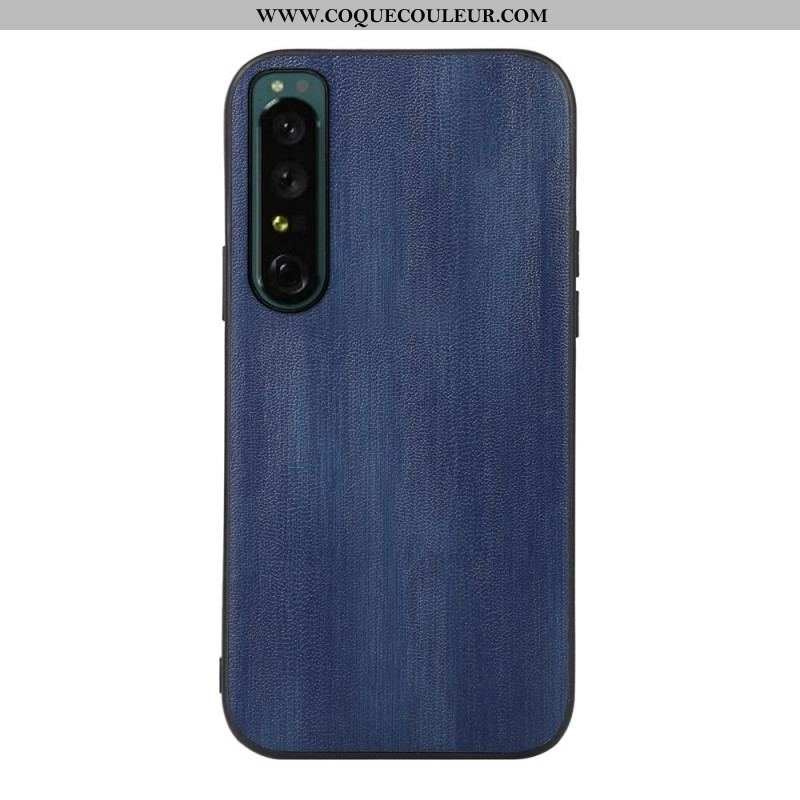 Coque Sony Xperia 1 IV Simili Cuir
