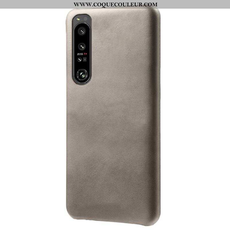 Coque Sony Xperia 1 IV Effet Cuir