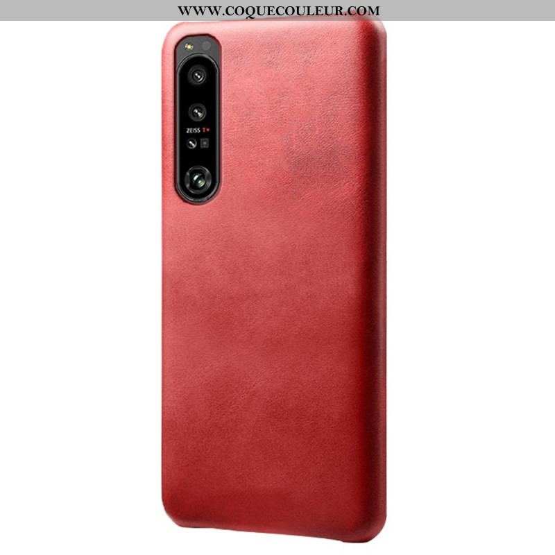 Coque Sony Xperia 1 IV Effet Cuir