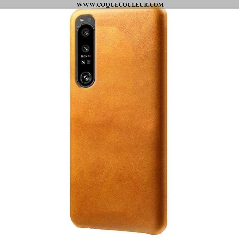 Coque Sony Xperia 1 IV Effet Cuir