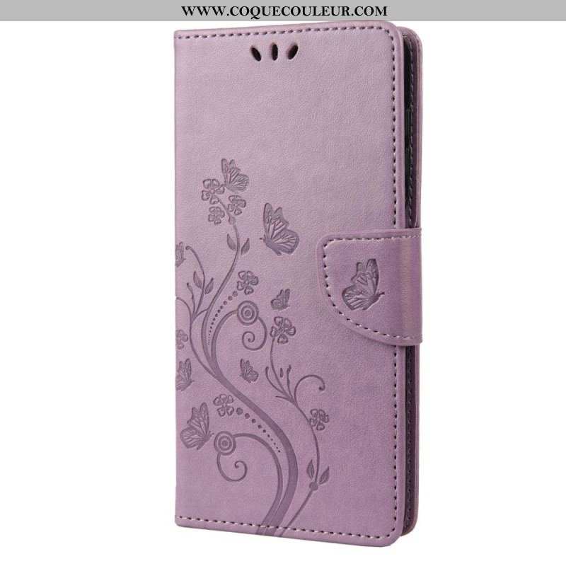 Housse Sony Xperia 10 IV Fleurs et Papillons