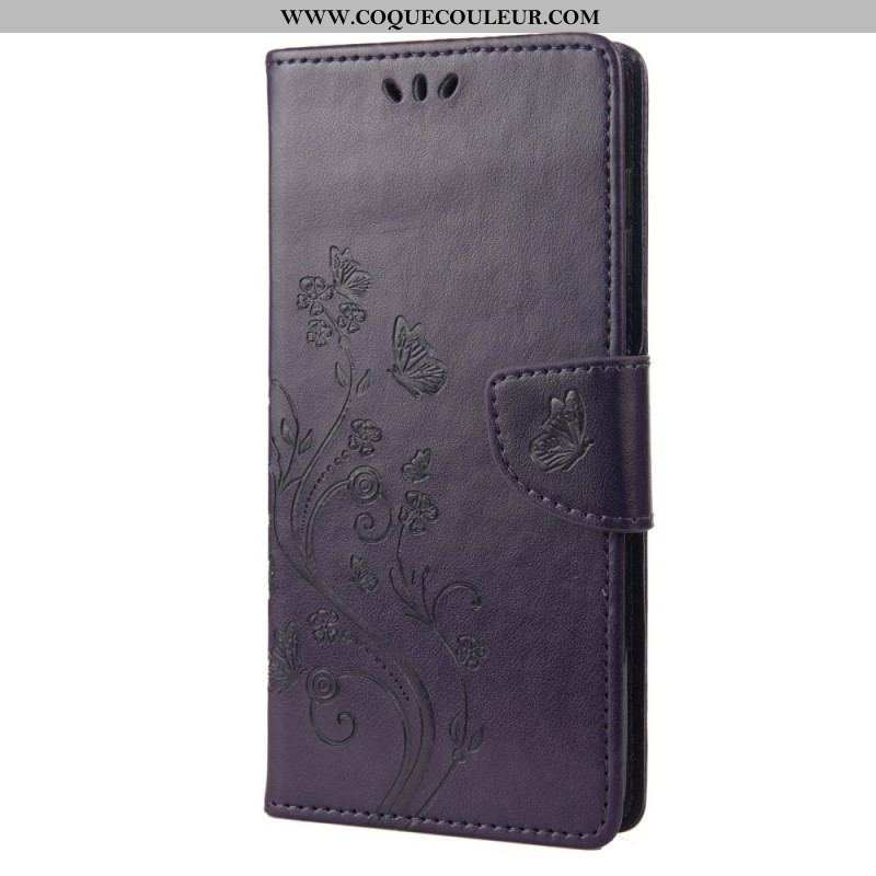 Housse Sony Xperia 10 IV Fleurs et Papillons