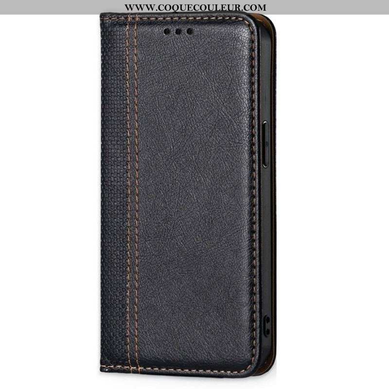 Flip Cover Sony Xperia 10 IV Simili Cuir Vintage