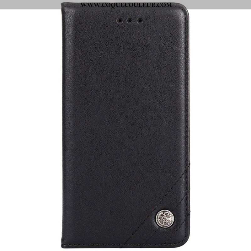 Flip Cover Sony Xperia 10 IV Simili Cuir Rivet Décoratif