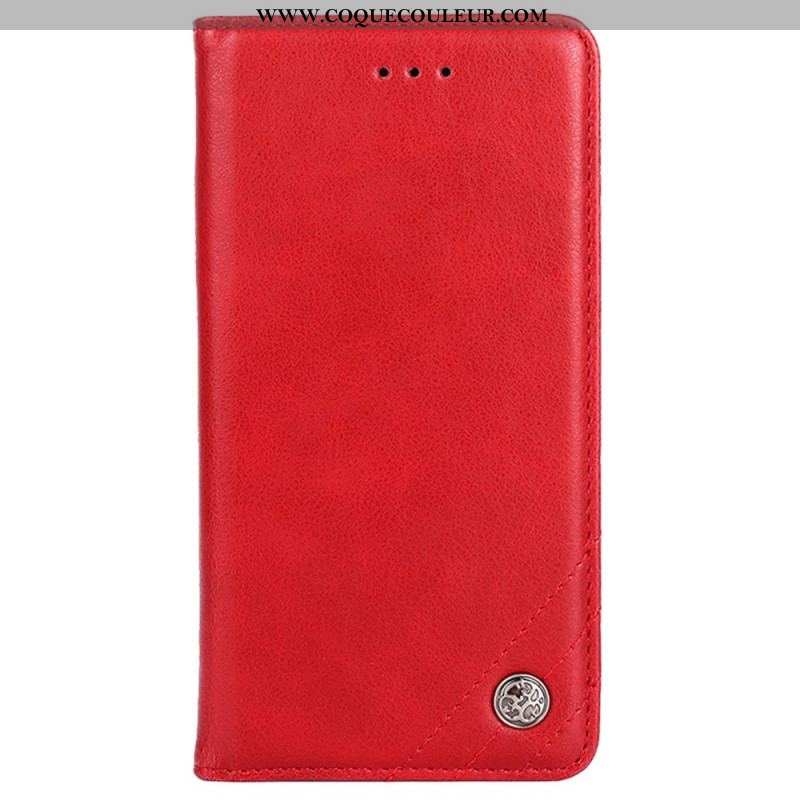 Flip Cover Sony Xperia 10 IV Simili Cuir Rivet Décoratif