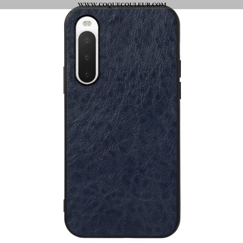 Coque Sony Xperia 10 IV Effet Cuir