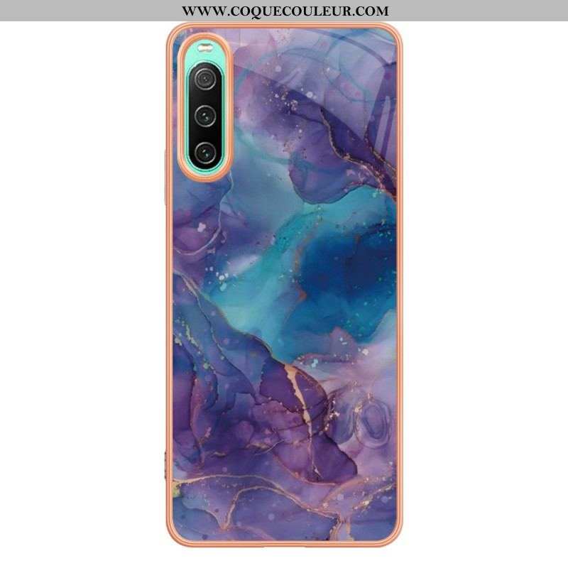 Coque Sony Xperia 10 IV Marbre