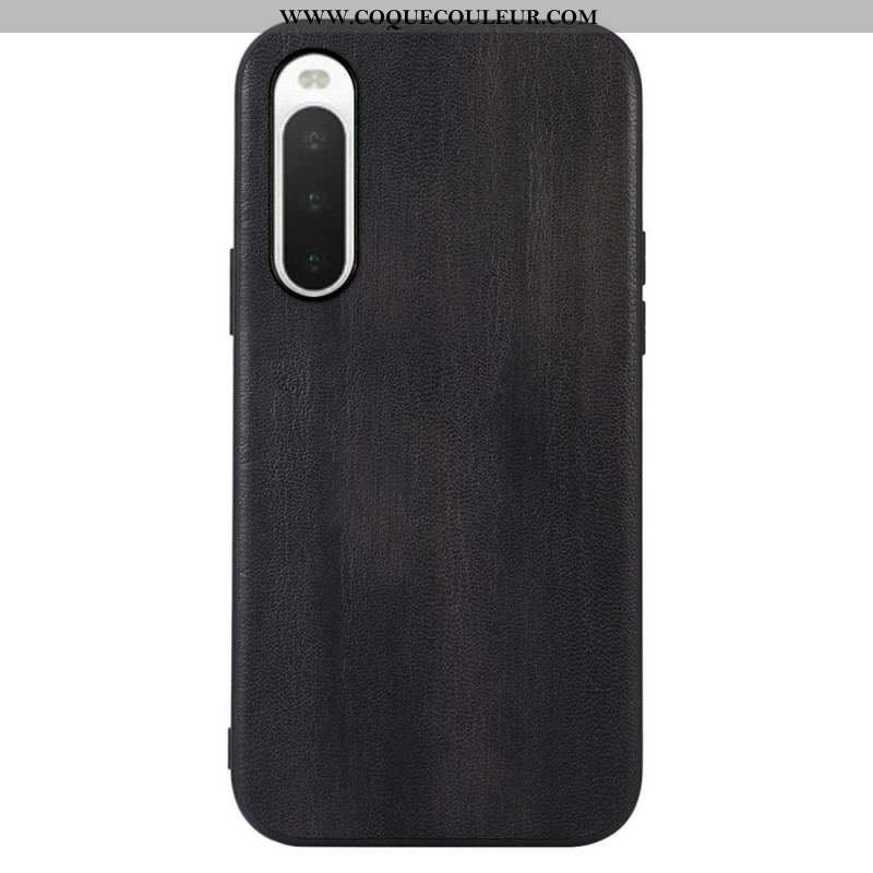 Coque Sony Xperia 10 IV Texture Cuir