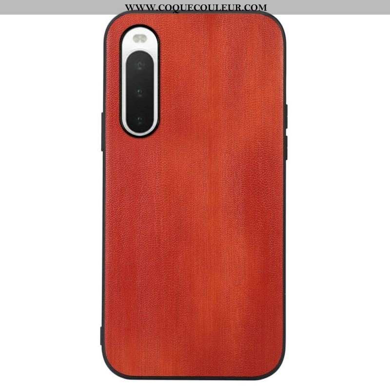 Coque Sony Xperia 10 IV Texture Cuir