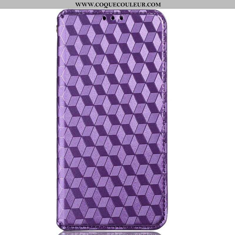 Flip Cover Sony Xperia 10 IV Cubes 3D