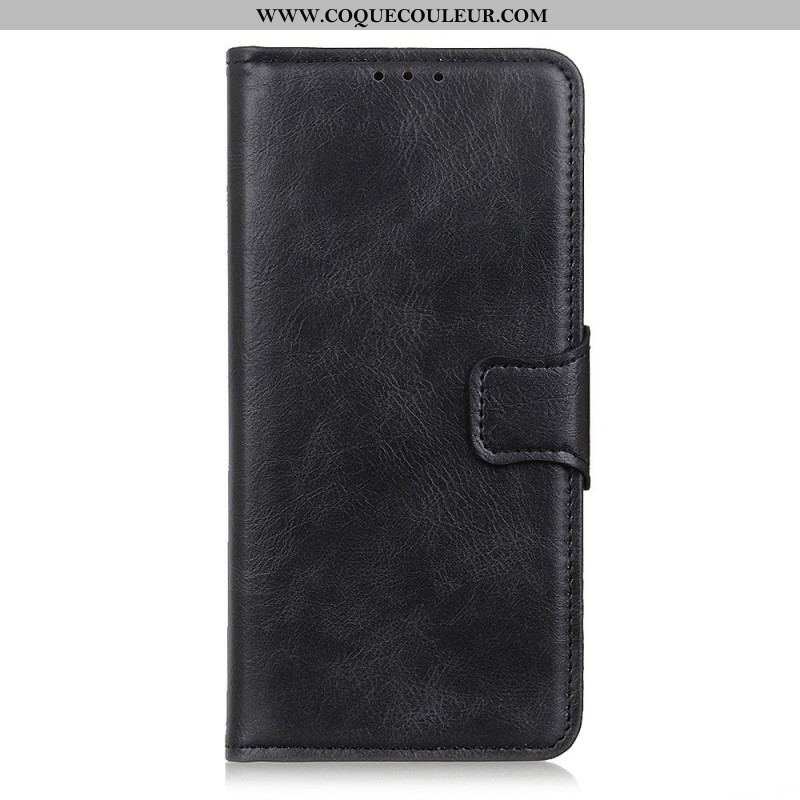 Housse Sony Xperia 10 IV Style Cuir Fermoir Réversible