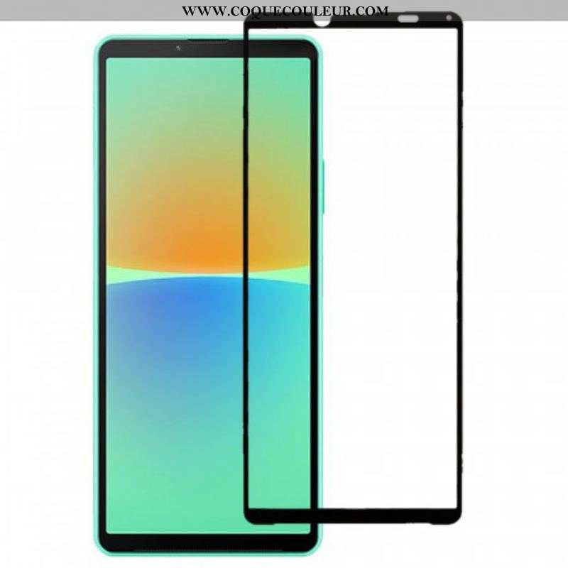 Protection Écran Verre Trempé Contours Noirs Sony Xperia 10 IV