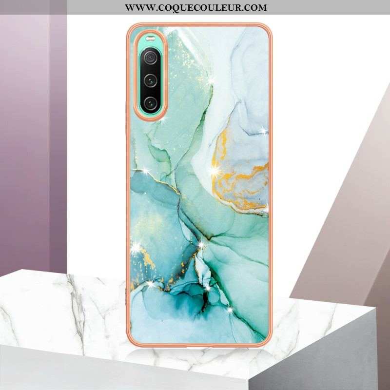 Coque Sony Xperia 10 IV Marbre Coloré