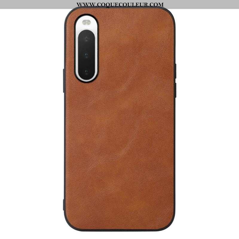 Coque Sony Xperia 10 IV Style Cuir Classy