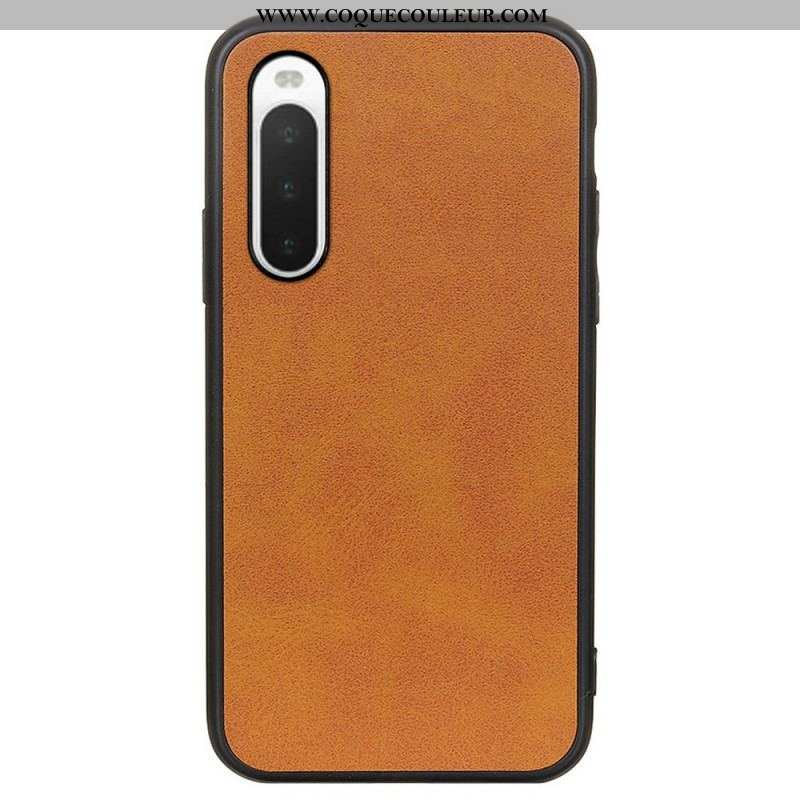 Coque Sony Xperia 10 IV Simili Cuir Texturé