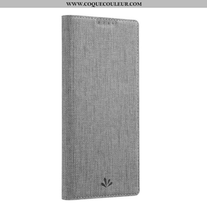 Flip Cover Sony Xperia 10 IV Texture Tissu VILI