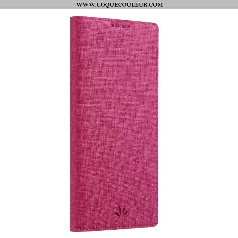 Flip Cover Sony Xperia 10 IV Texture Tissu VILI