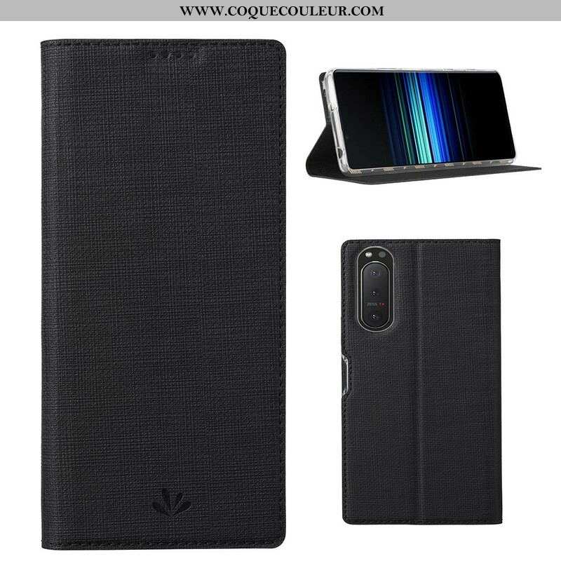 Flip Cover Sony Xperia 5 II Texturée VILI DMX