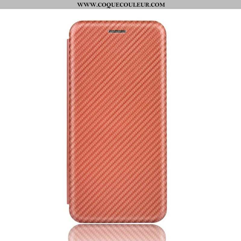 Flip Cover Sony Xperia 5 II Silicone Carbone Coloré