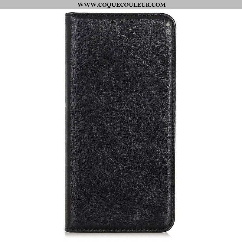 Flip Cover Sony Xperia 5 II Cuir Fendu Texturé