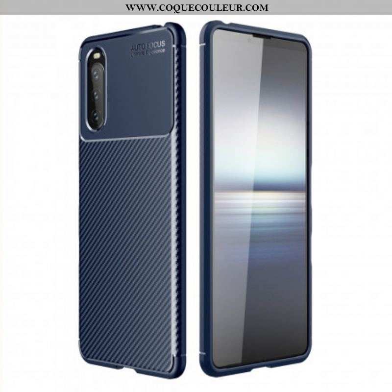 Coque Sony Xperia 10 III Flexible Fibre Carbone