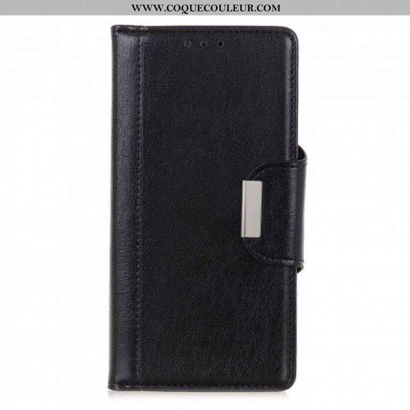 Housse Sony Xperia 10 III Simili Cuir Fermoir Élégance