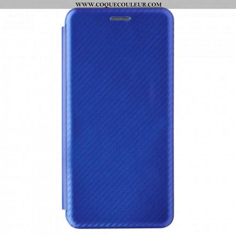 Flip Cover Sony Xperia 10 III Silicone Carbone Coloré