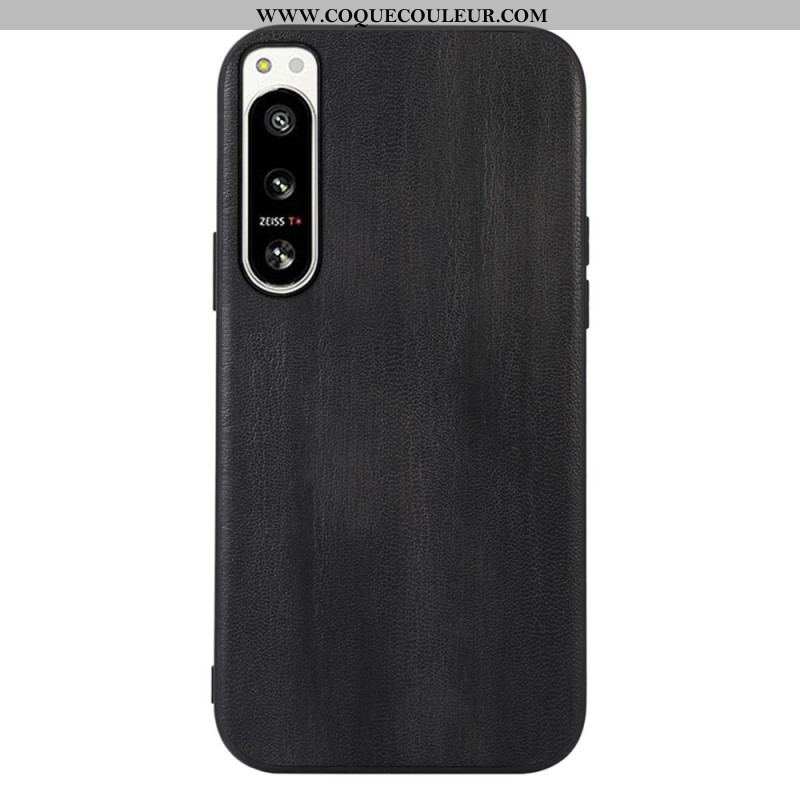 Coque Sony Xperia 5 IV Simili Cuir Texturé