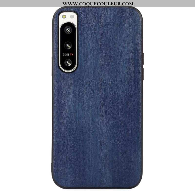 Coque Sony Xperia 5 IV Simili Cuir Texturé