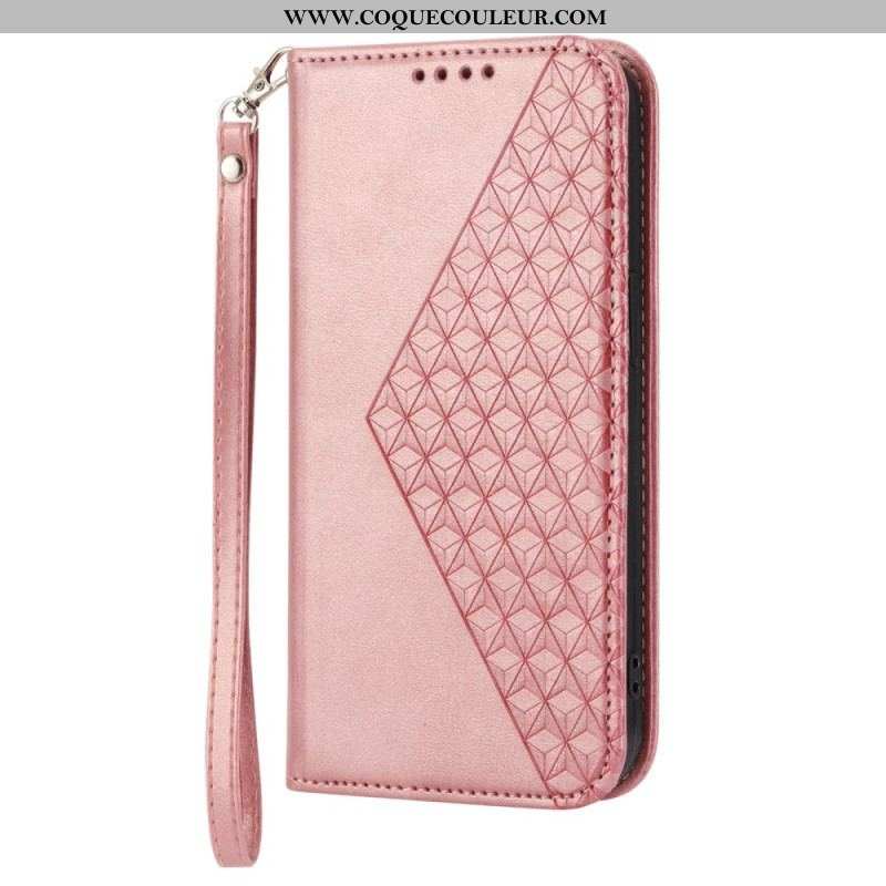 Flip Cover Sony Xperia 5 IV Style Cuir Motif 3D avec Lanière