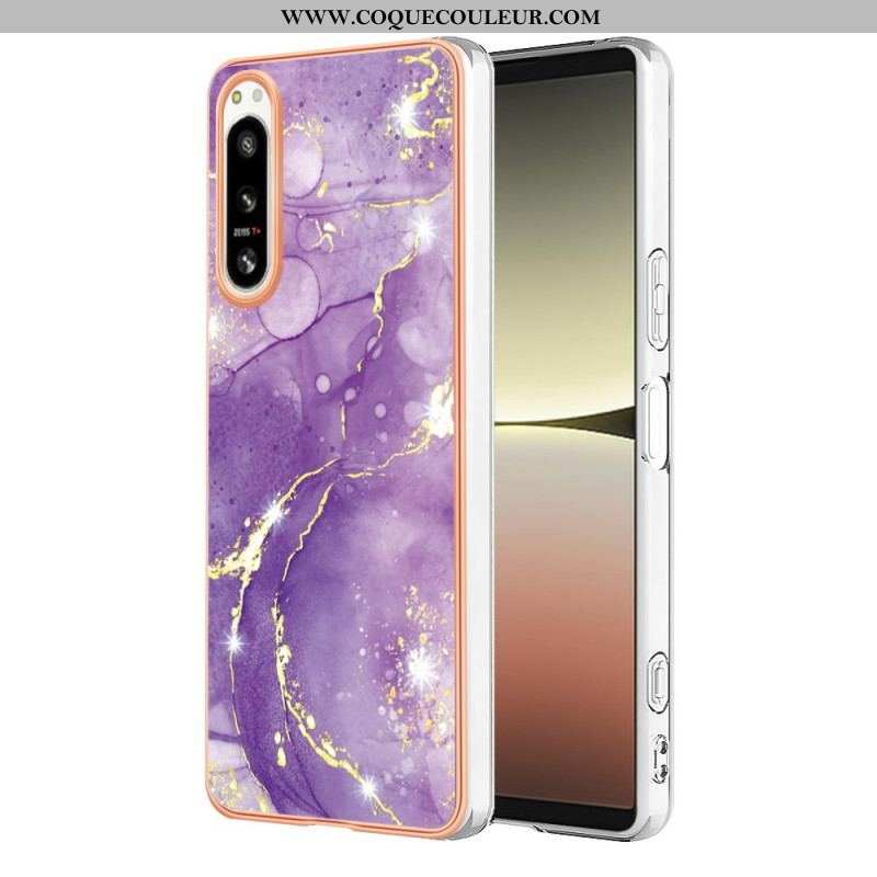 Coque Sony Xperia 5 IV Marbre Coloré