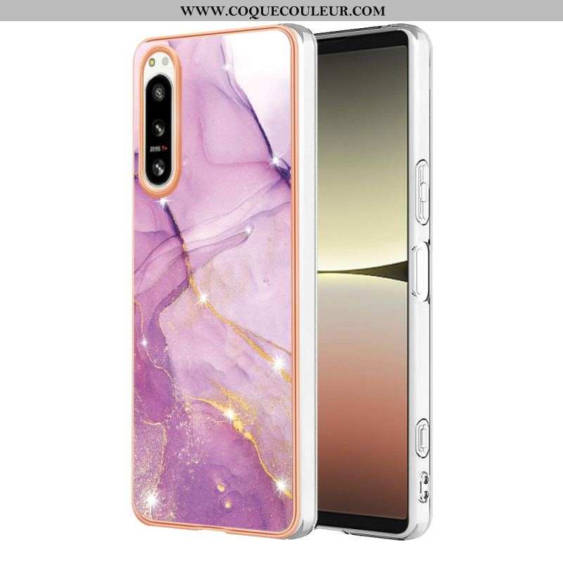 Coque Sony Xperia 5 IV Marbre Coloré