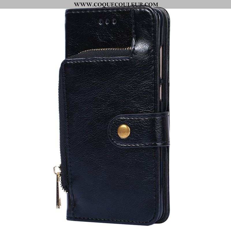 Housse Sony Xperia 5 IV Porte-Monnaie Zippé