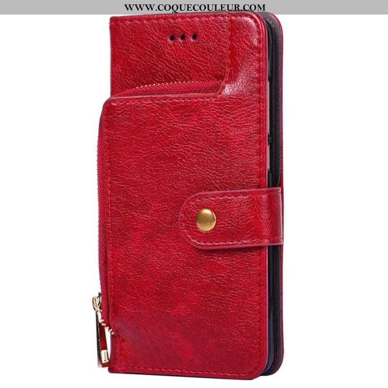 Housse Sony Xperia 5 IV Porte-Monnaie Zippé