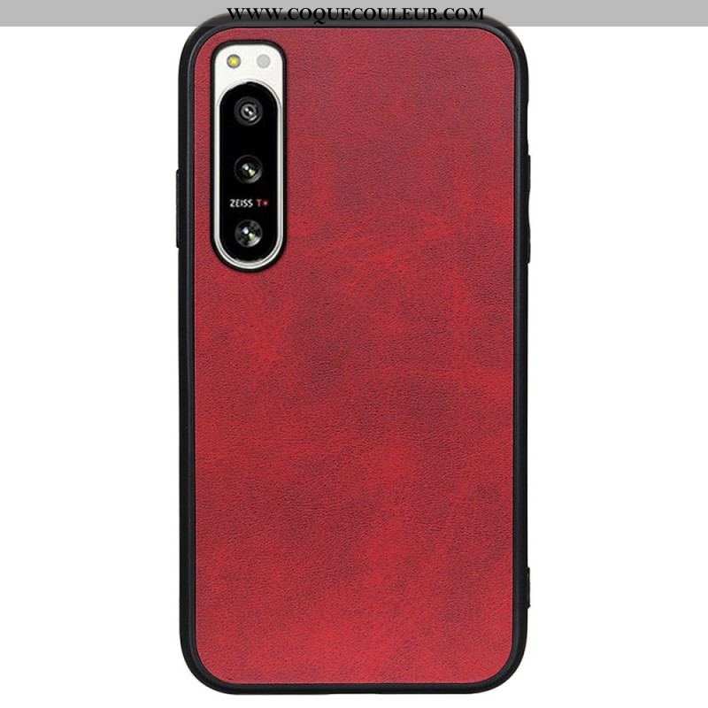 Coque Sony Xperia 5 IV Effet Cuir