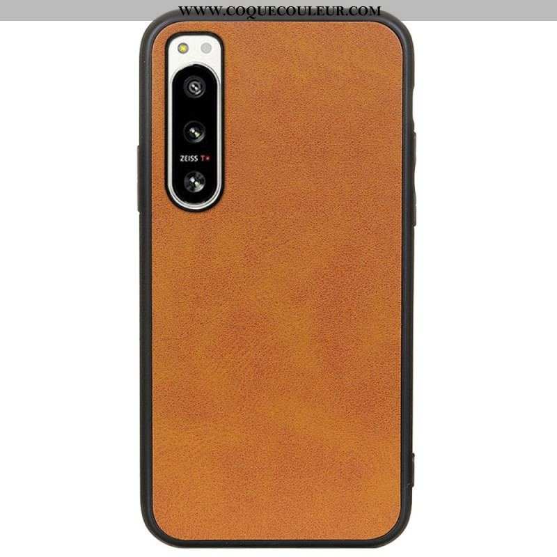 Coque Sony Xperia 5 IV Effet Cuir