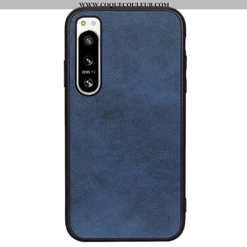 Coque Sony Xperia 5 IV Effet Cuir