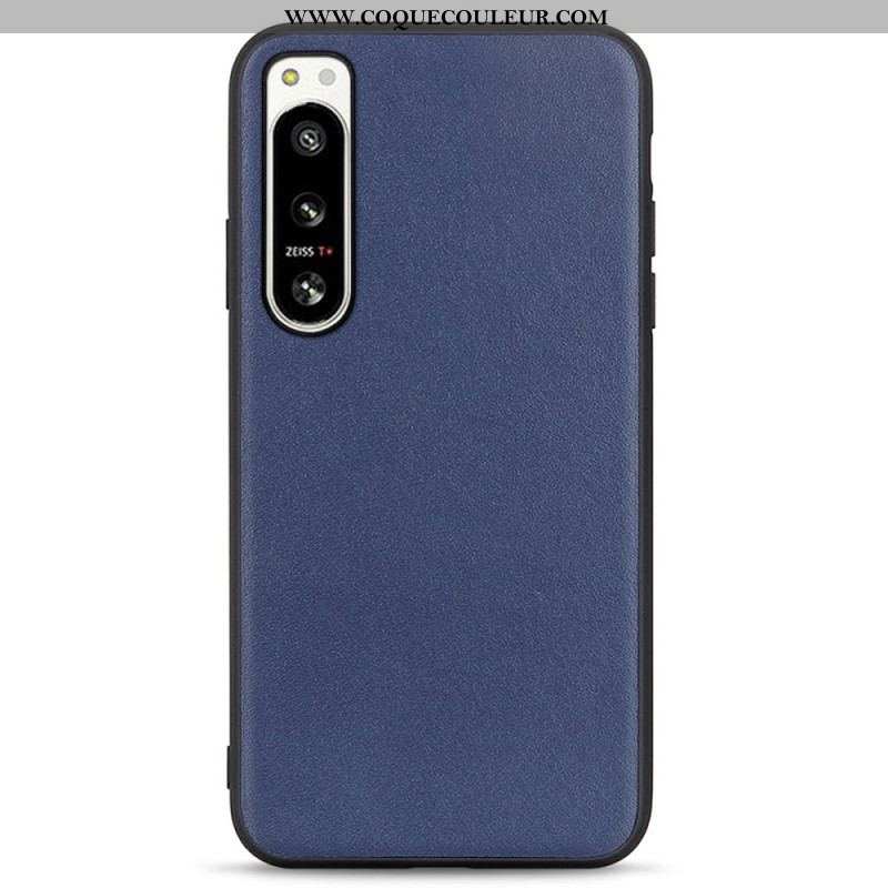 Coque Sony Xperia 5 IV Cuir