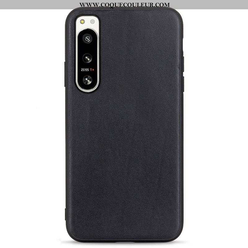 Coque Sony Xperia 5 IV Cuir