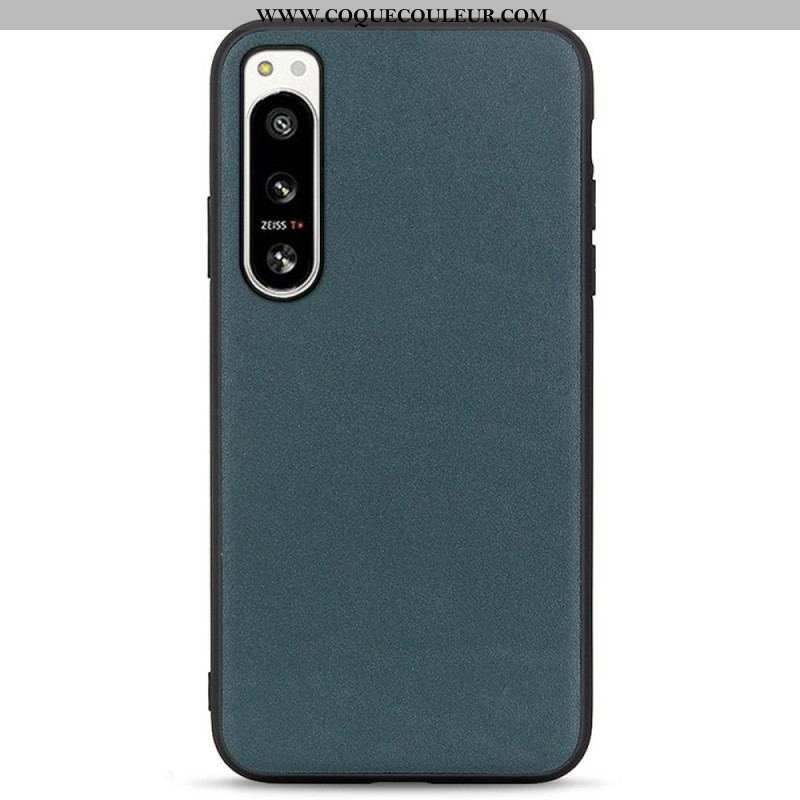 Coque Sony Xperia 5 IV Cuir