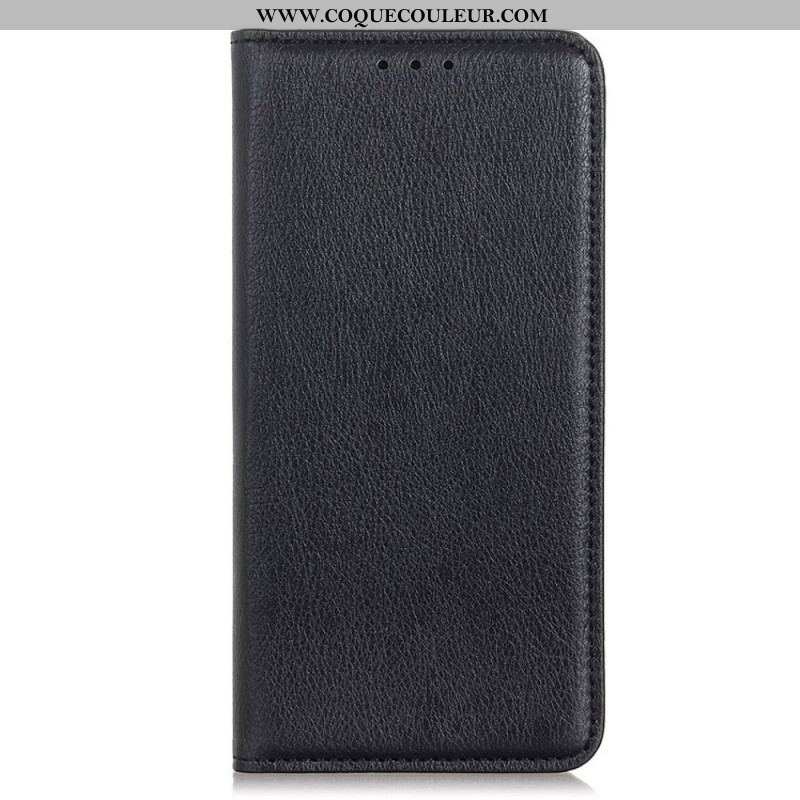 Flip Cover Sony Xperia Pro-I Cuir Litchi Fendu