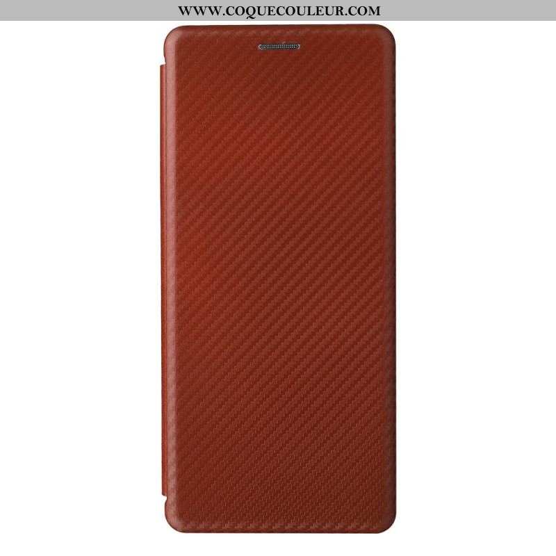 Flip Cover Sony Xperia Pro-I Fibre Carbone