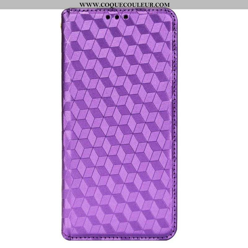 Flip Cover Sony Xperia Pro-I Effet Cuir Diamant